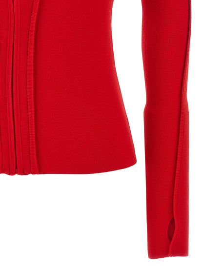 Victoria Beckham Multicolor Wool Cardigan