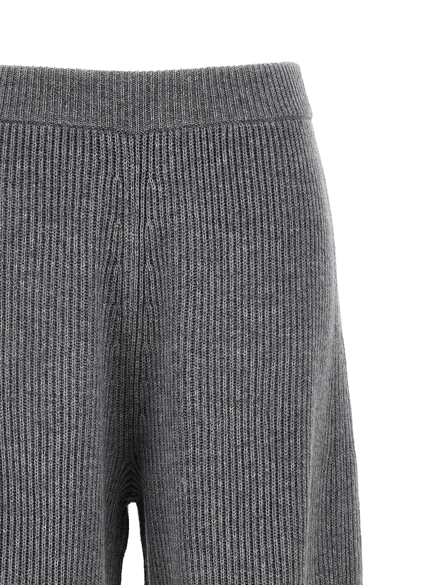 Sportmax Gray Wool Casual Pants