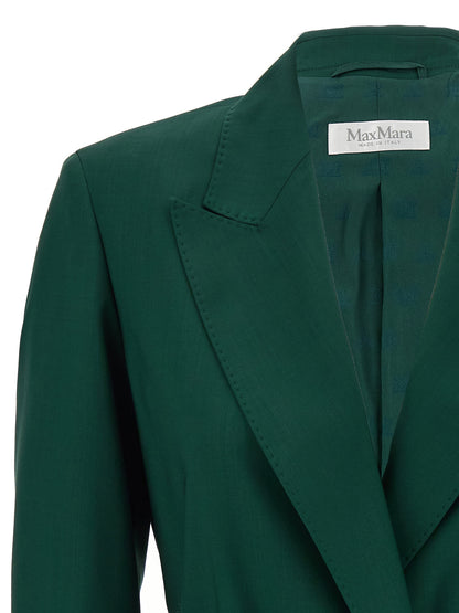 Max Mara Bicolor Virgin Wool Blazer