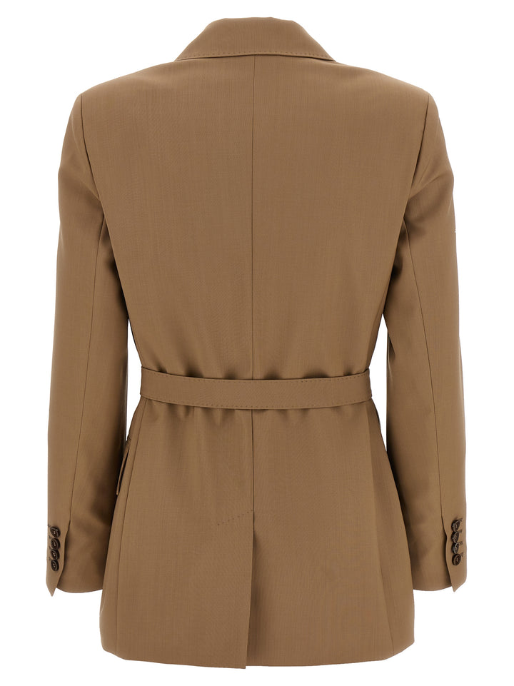 Max Mara Brown Virgin Wool Blazer
