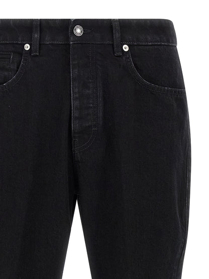 Givenchy Black Cotton Straight-Leg Jeans