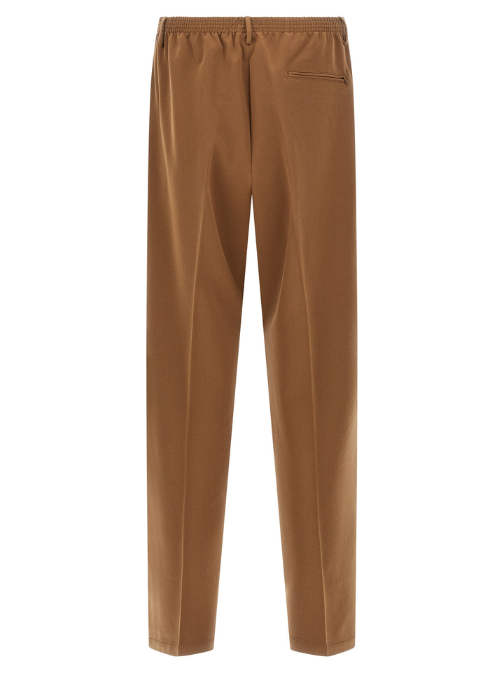 CELLAR DOOR Brown Polyester Casual Pants