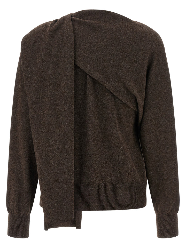 Ferragamo Brown Cashmere Cardigan