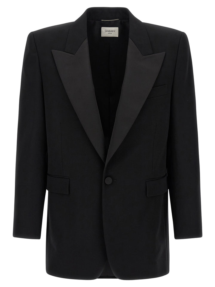 Saint Laurent Black Wool Blazer