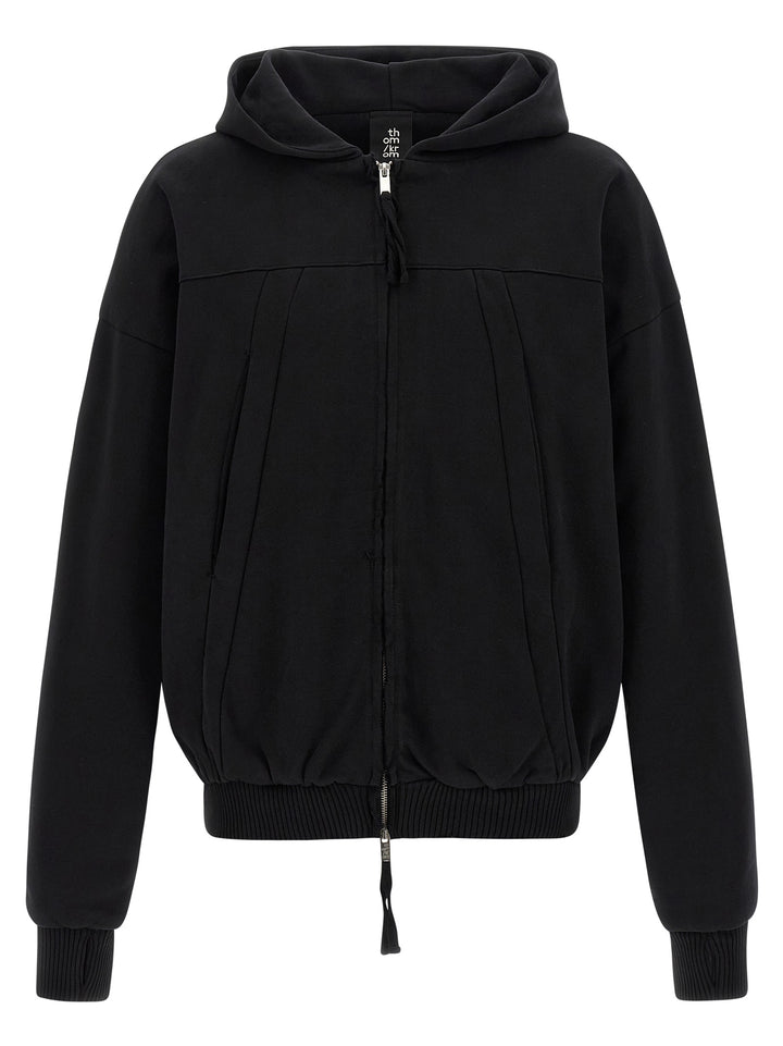 Thom Krom Black Cotton Sweatshirt