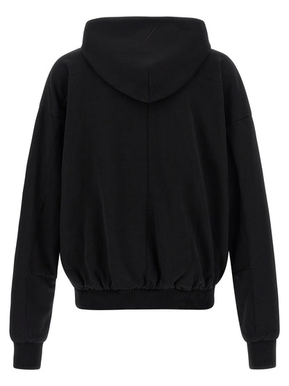 Thom Krom Black Cotton Sweatshirt