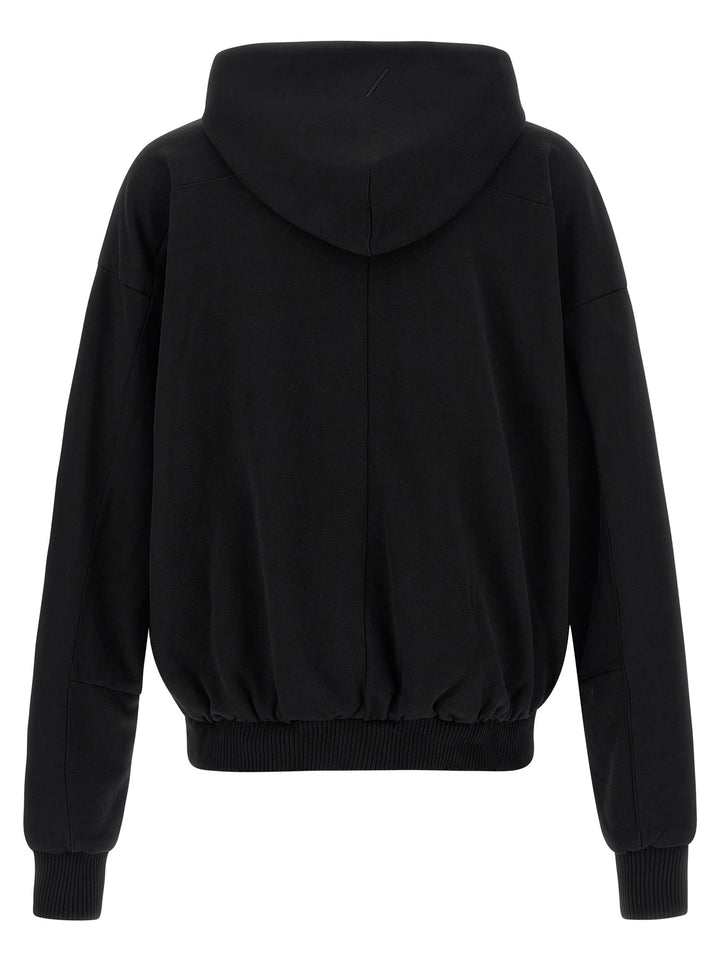 Thom Krom Black Cotton Sweatshirt