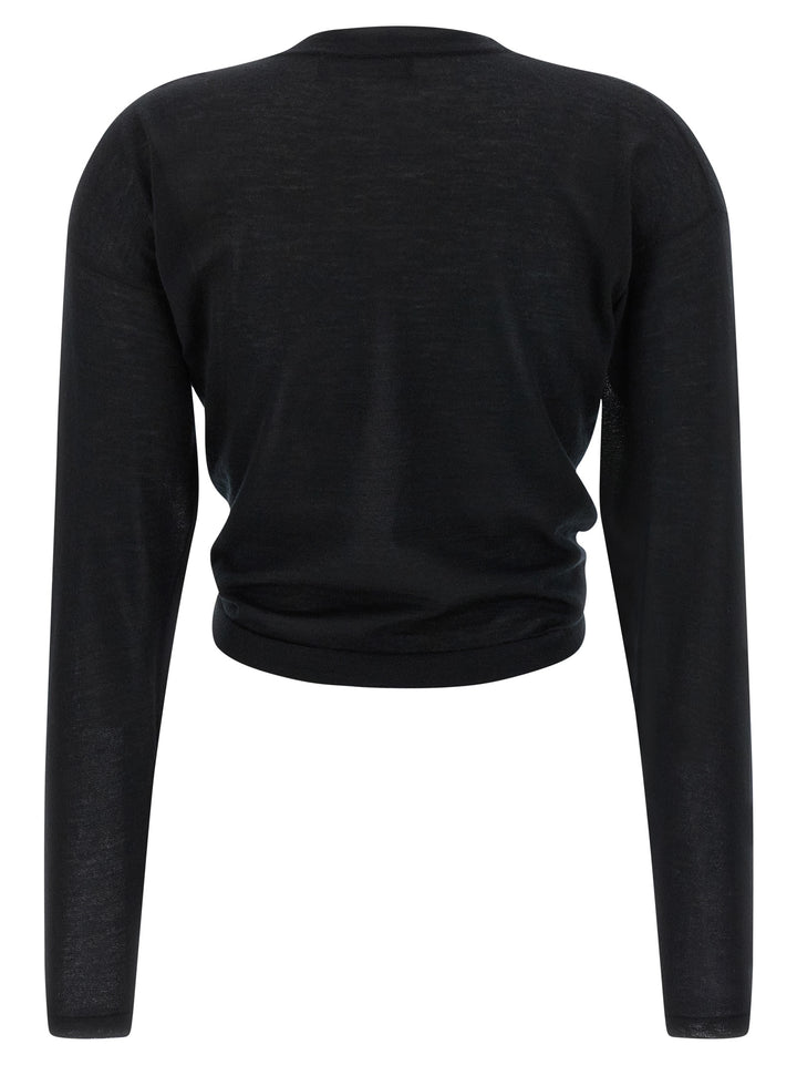 Dolce & Gabbana Black Cashmere Cardigan