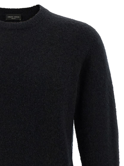 Roberto Collina Black Cashmere Cardigan