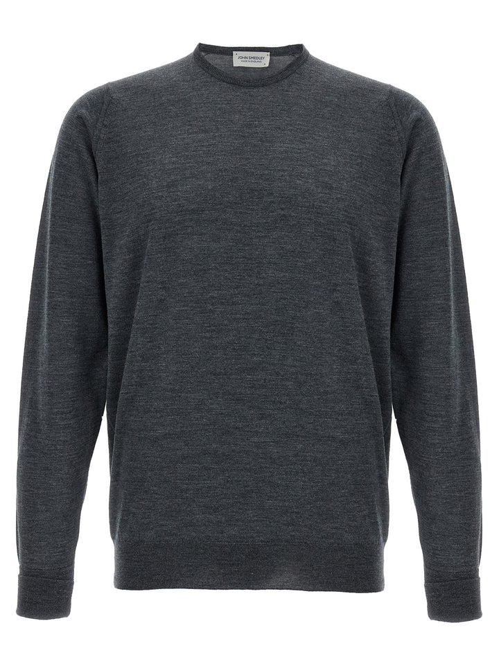 JOHN SMEDLEY Gray Merino Wool Cardigan