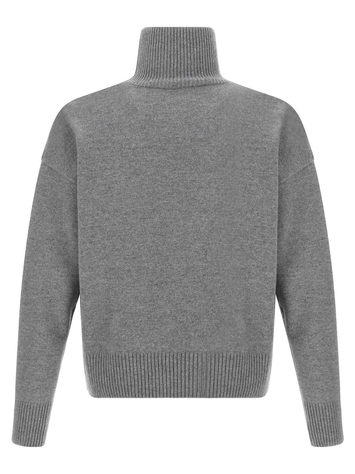 Ami Paris Gray Wool Cardigan