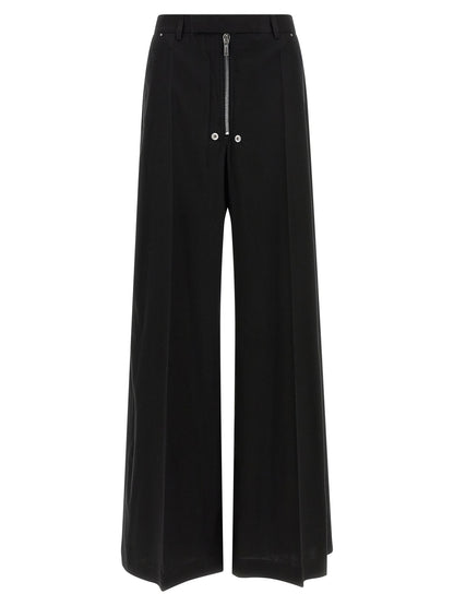 Rick Owens Black Cotton Pants