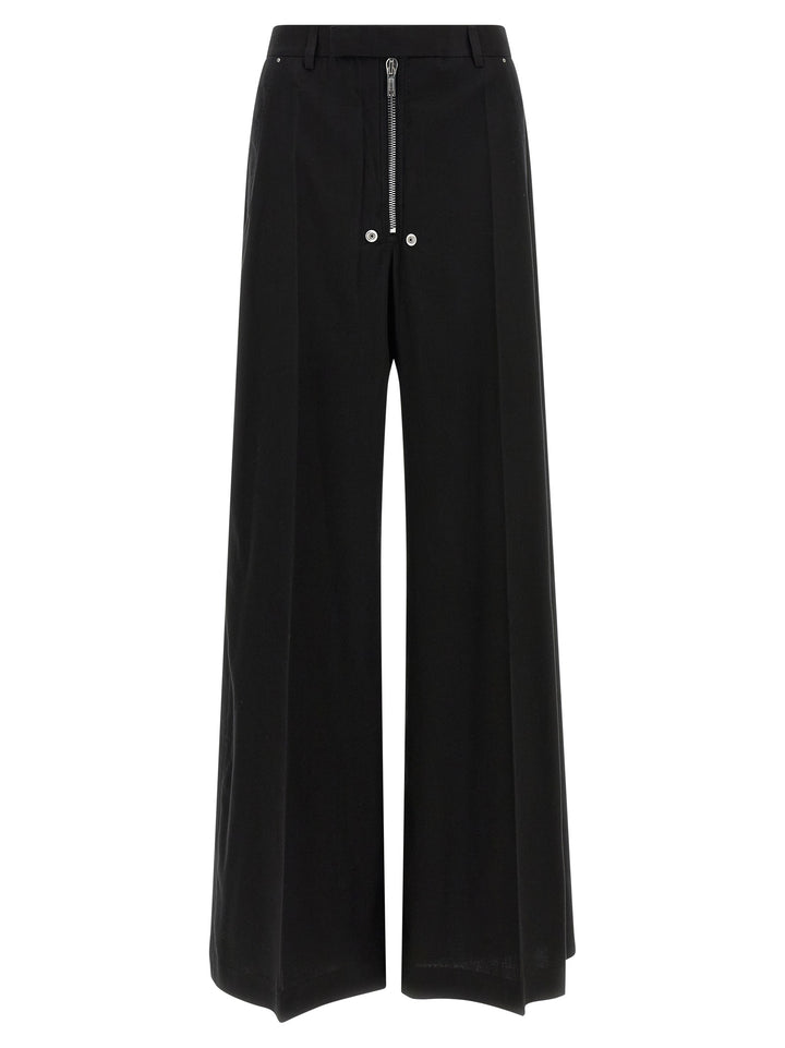 Rick Owens Black Cotton Pants