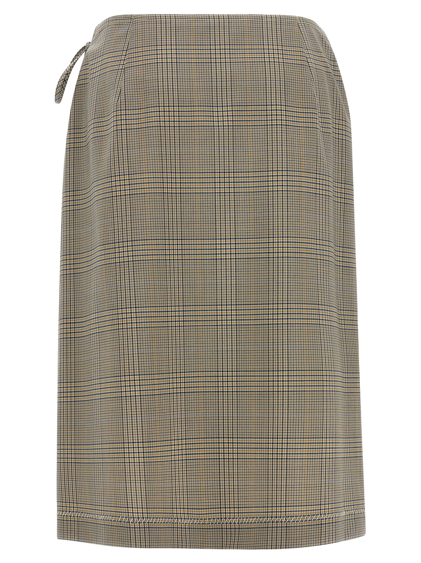Marni Gray Polyester Midi Skirt