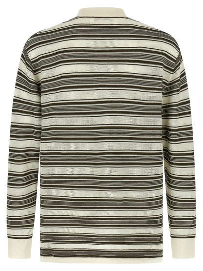 WALES BONNER Multicolor Wool Polo Shirt