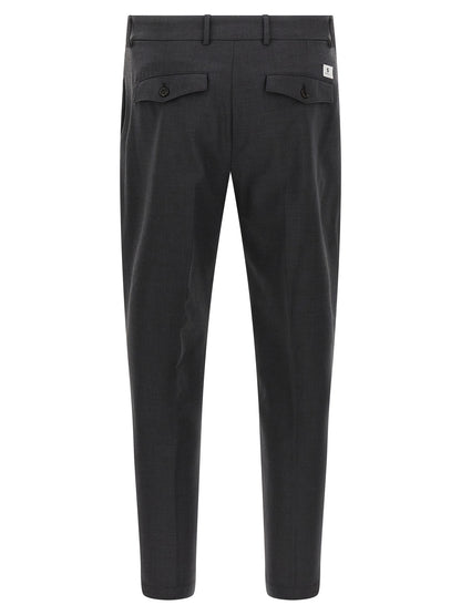 Department 5 Gray Virgin Wool Cropped Pants