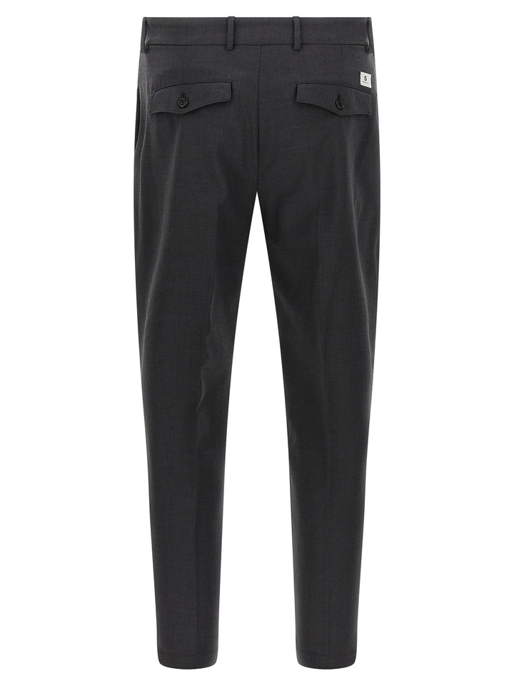 Department 5 Gray Virgin Wool Cropped Pants