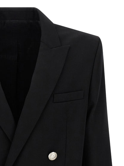 Balmain Black Virgin Wool Blazer