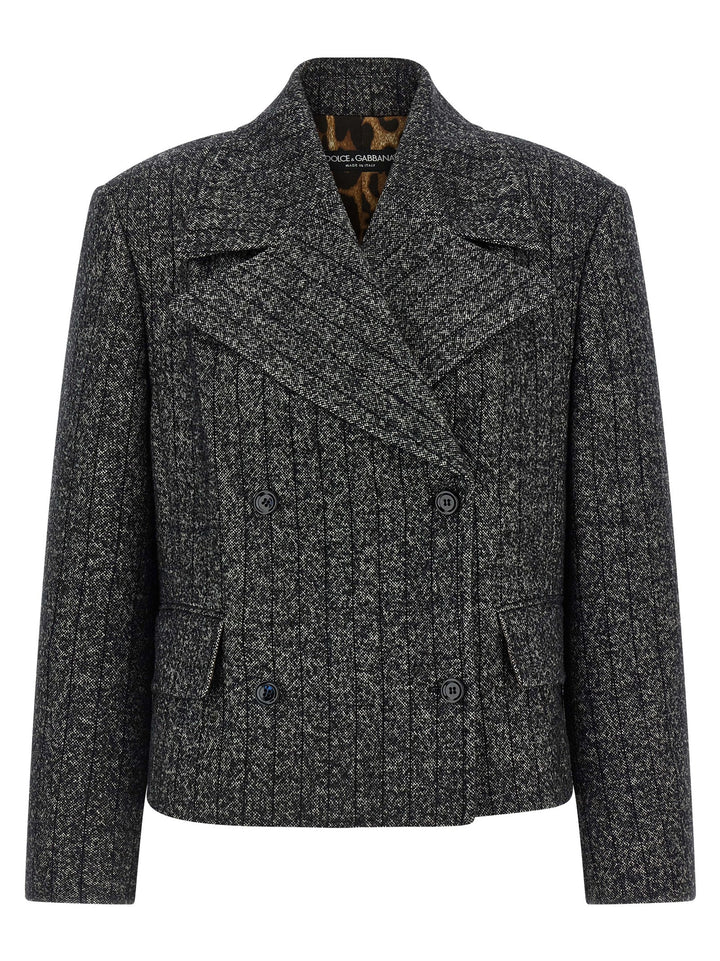 Dolce & Gabbana Bicolor Elastane Blazer
