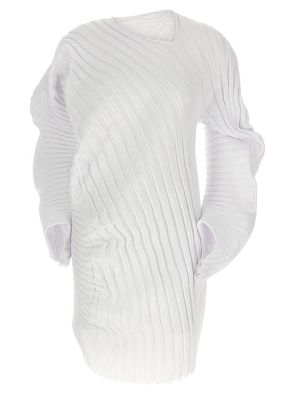 Issey Miyake White Polyester Casual Dress
