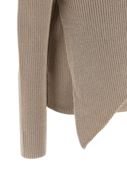 Entire Studios Beige Wool Cardigan