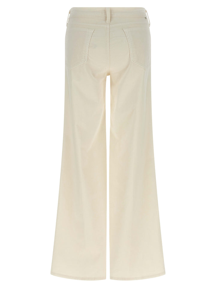 Mother Denim White Cotton Flared Pants
