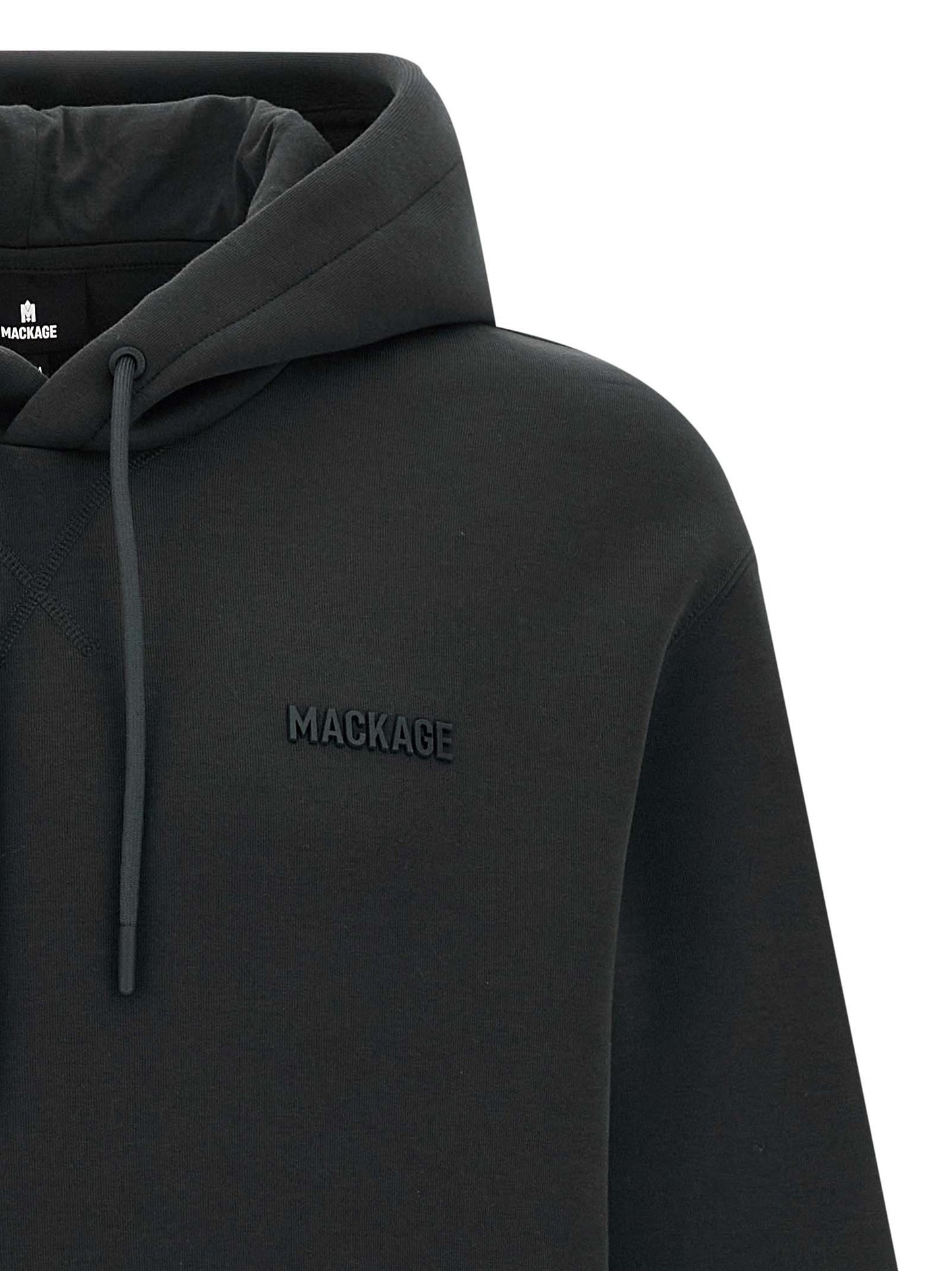 Mackage Black Cotton Sweatshirt