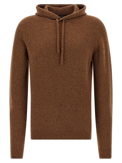 Roberto Collina Brown Virgin Wool Cardigan