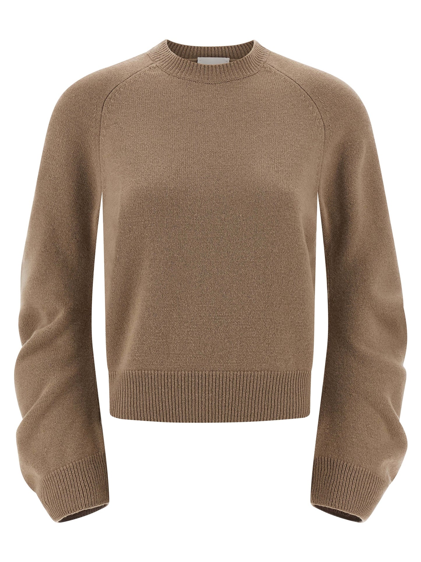 NUDE Beige Virgin Wool Cardigan