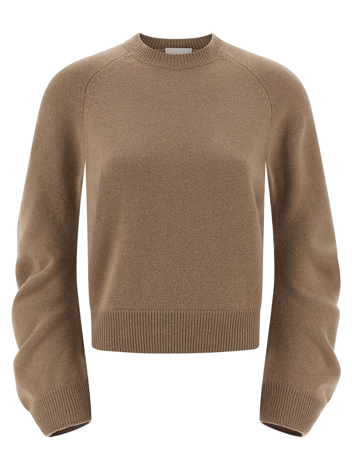 NUDE Beige Virgin Wool Cardigan