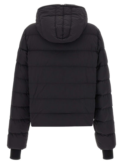 Rick Owens Black Nylon Full-Length Jacket