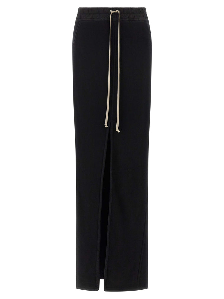 DRKSHDW Black Cotton Mini Skirt
