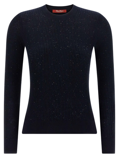 Max Mara Blue Silk Cardigan