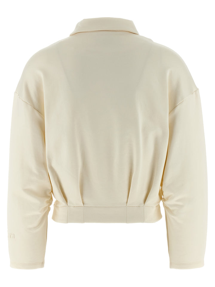 Max Mara White Silk Sweatshirt