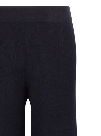 Max Mara Blue Viscose Casual Pants