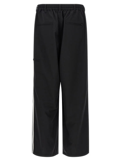 Y-3 Black Polyester Casual Pants