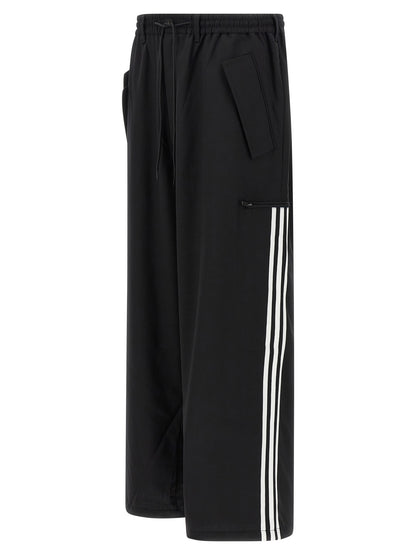 Y-3 Black Polyester Casual Pants