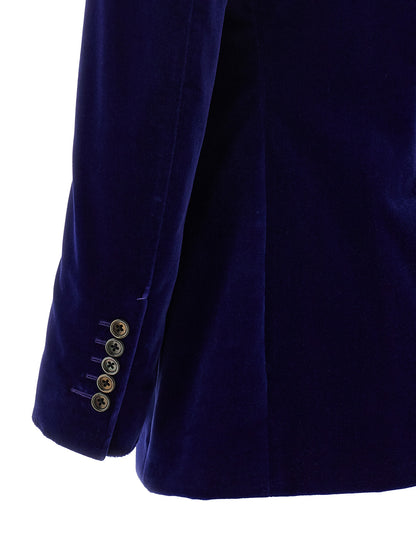 Tom Ford Blue Cotton Blazer