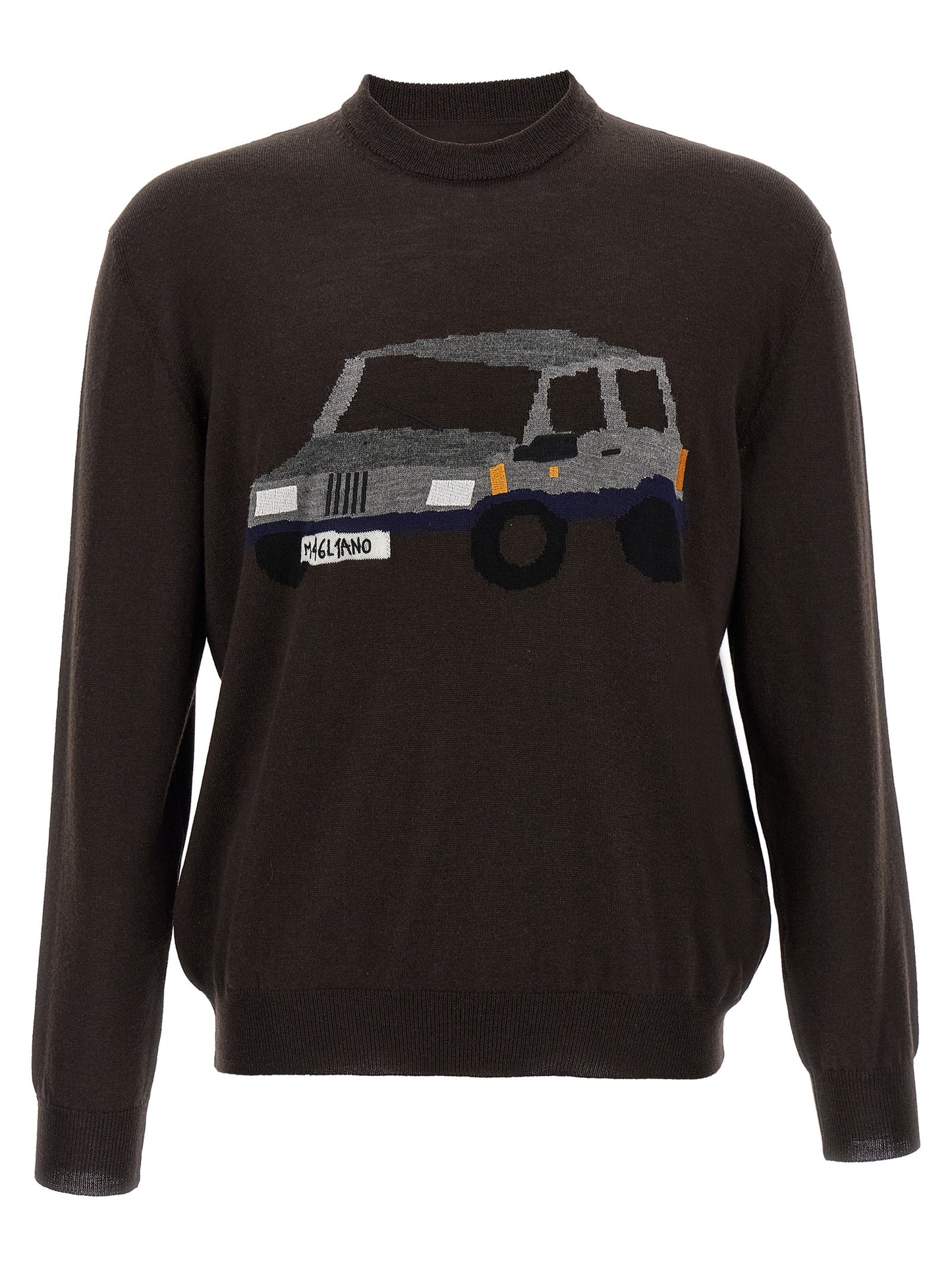 Magliano Brown Wool Cardigan