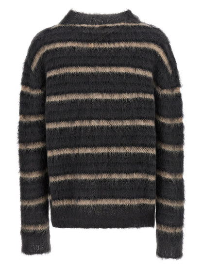 Marni Gray Fabric Cardigan