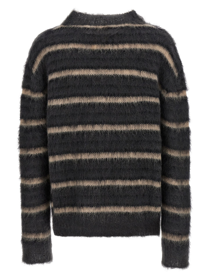 Marni Gray Fabric Cardigan