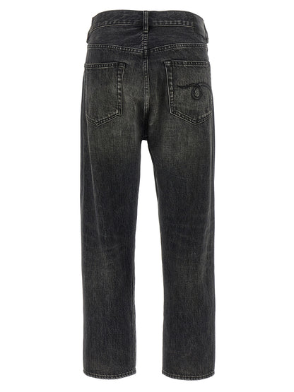 R13 Black Cotton Jeans Denim