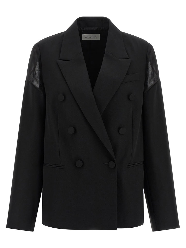Armarium Black Virgin Wool Blazer