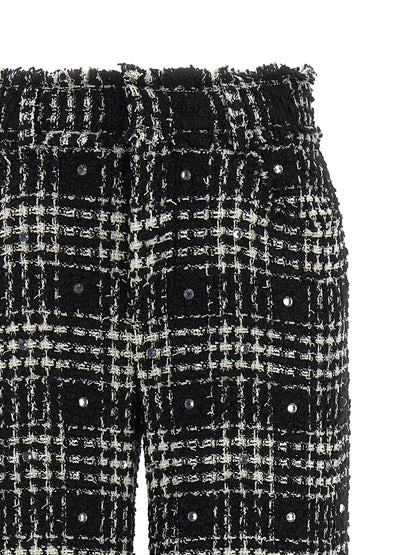 Giuseppe Di Morabito Bicolor Cotton Casual Pants
