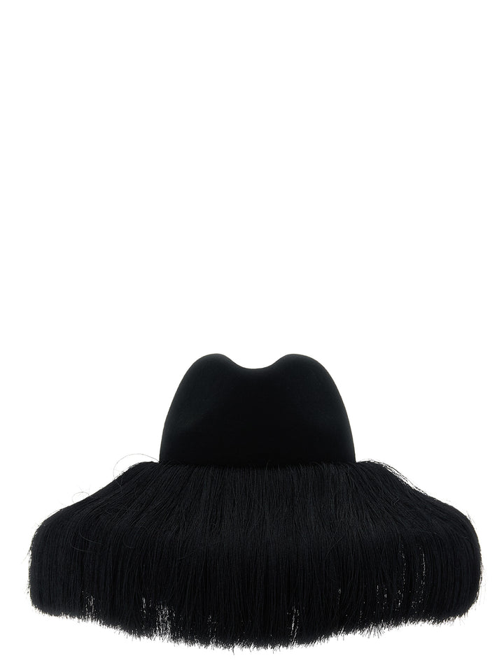 Comme Des Garçons Black Wool Fedora