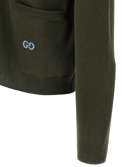 Gucci Bicolor Cashmere Cardigan