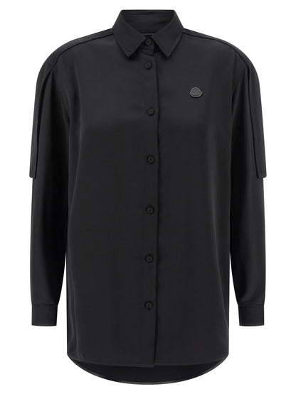 MONCLER GENIUS Black Polyester Blouse