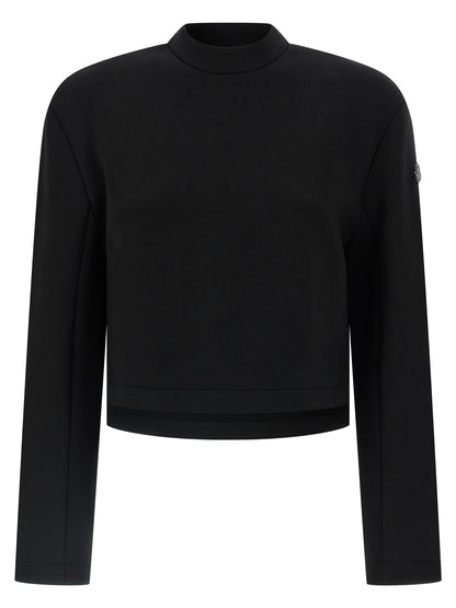 MONCLER GENIUS Black Viscose Sweatshirt