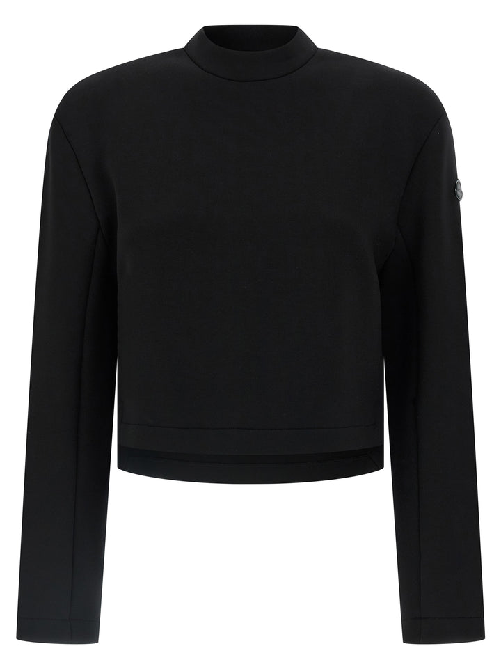 MONCLER GENIUS Black Viscose Sweatshirt