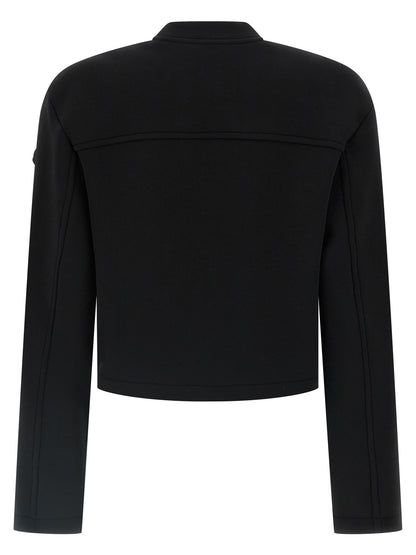 MONCLER GENIUS Black Viscose Sweatshirt